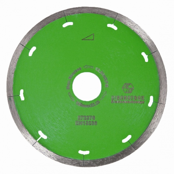 Eibenstock 12.323.01 Lama diamantata Premium EDS 125 mm per umido e secco - Foro 22,2 mm