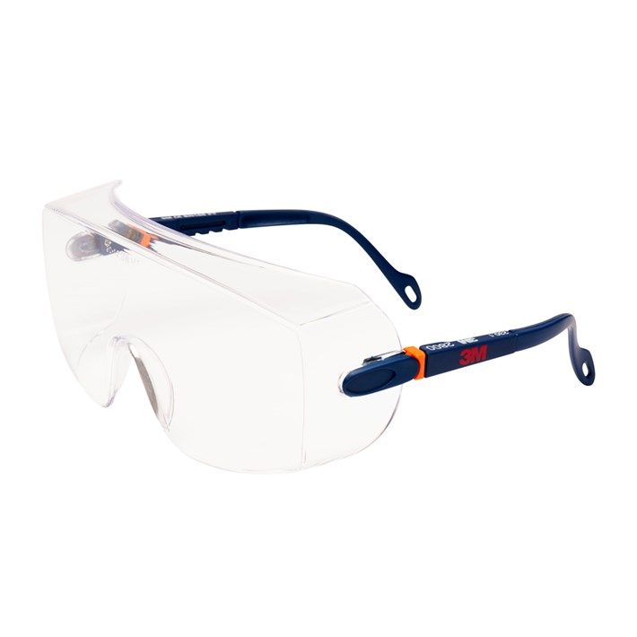 3M 7.21.35.280.00 2800 Occhiali di copertura in policarbonato con lente trasparente