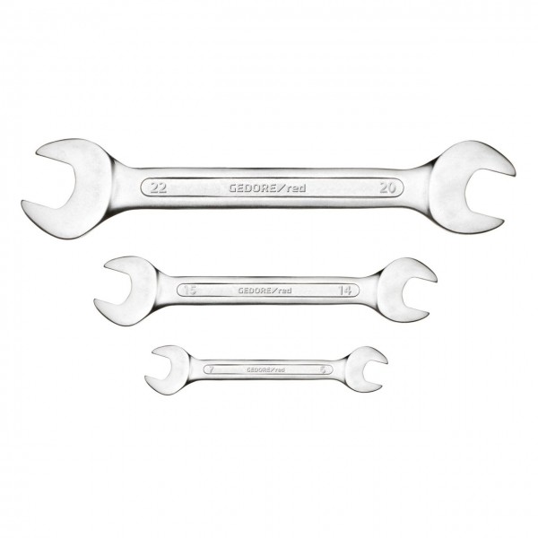 Gedore RED 3300959 R05105008 Set di chiavi SW6-22 lunghe metriche a 8 pezzi