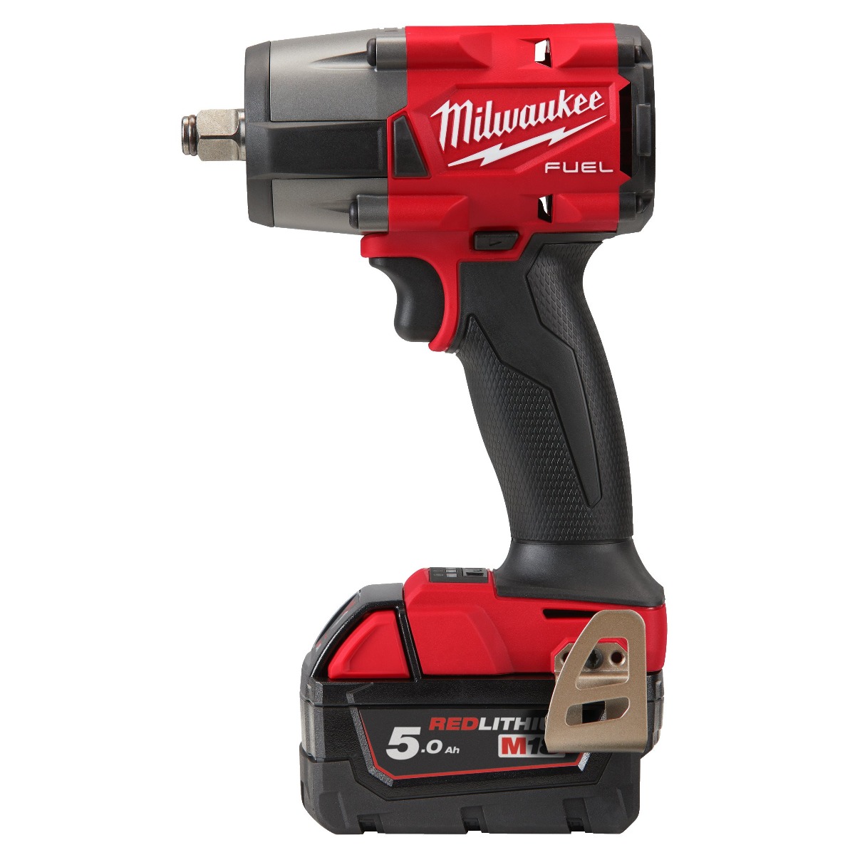 Milwaukee 4933478450 M18 FMTIW2F12-502X Avvitatore a impulsi da 1/2" Fuel Accu con anello di frizione 18V 5,0Ah Red Li-Ion