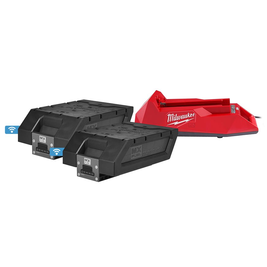 Milwaukee MX 4933479160 MXF NRG-406 Duo Pack Batteria 72 Volt 6,0 Ah Li-ion + caricatore MXF C