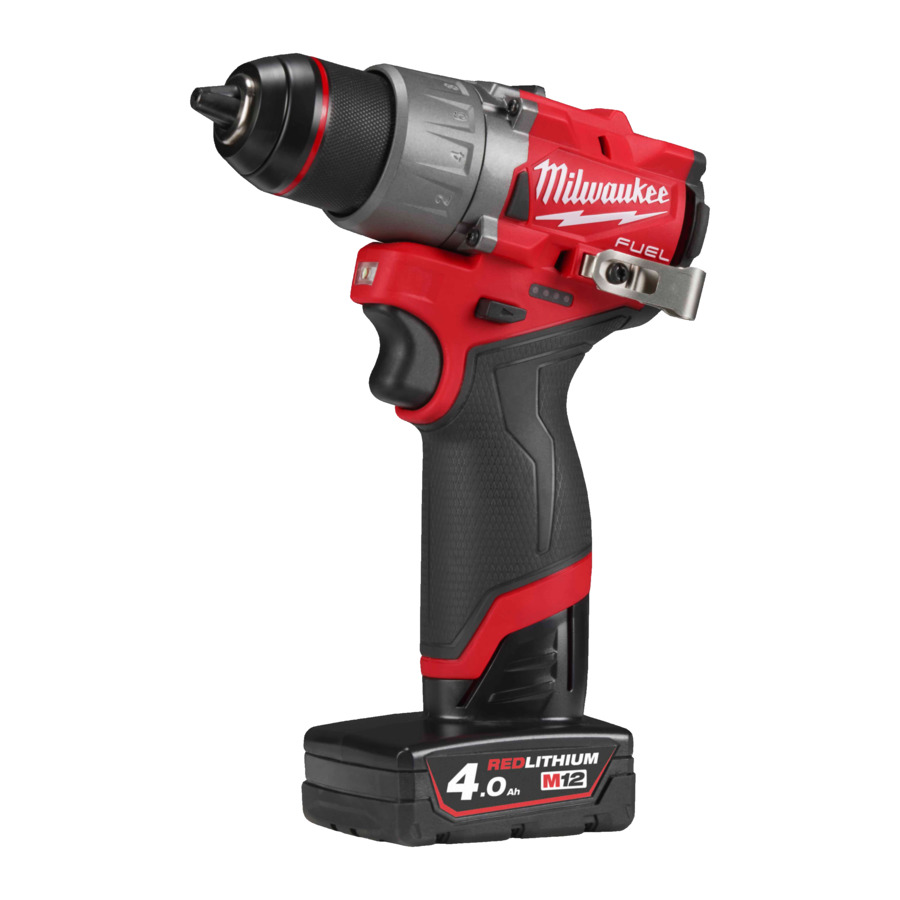 Milwaukee 4933479874 M12 FDD2-402X Trapano compatto Accu 12V 4,0Ah Li-Ion