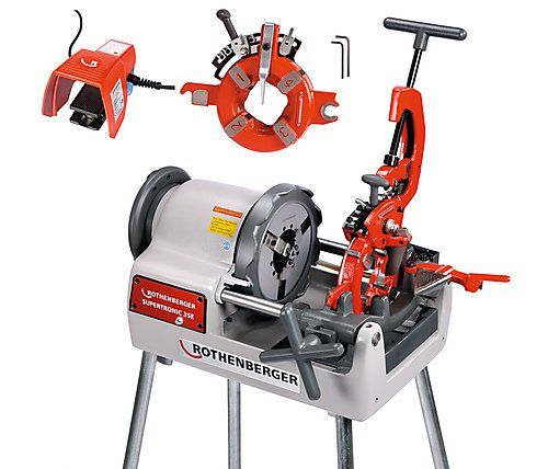 Rothenberger 56255 Taglierina Supertronic 3SE con testa automatica 1/2-3".
