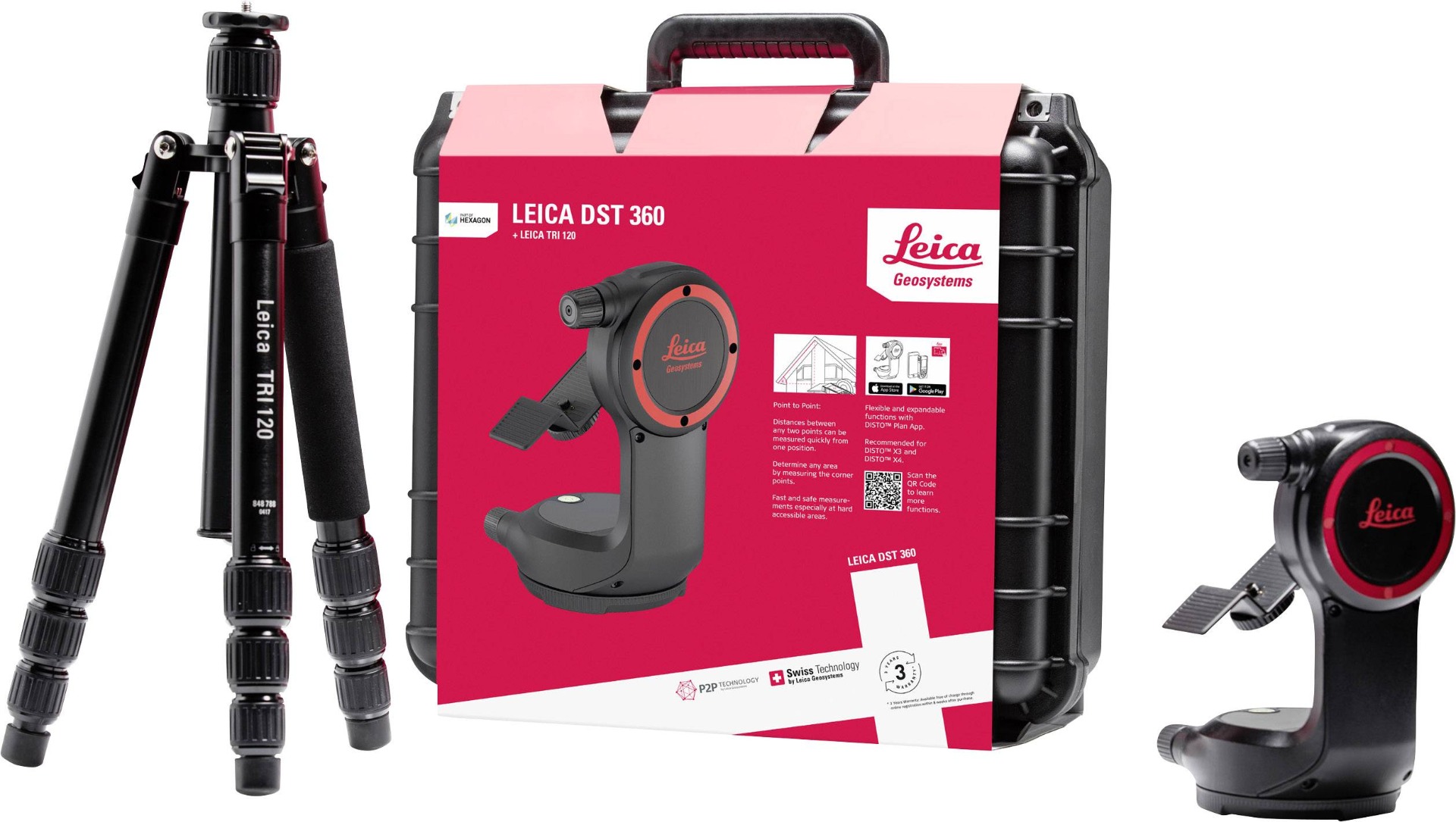 Leica 848783 Adattatore DST 360 Incl. treppiede e custodia