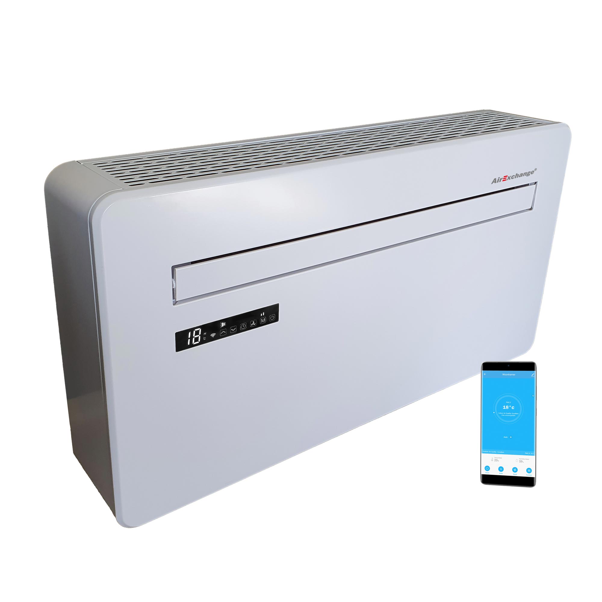 AirExchange 2023-12R-Wit Pompa di calore monoblocco Bianco