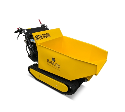 Bamato MTR-500H Mini dumper Caterpillar con sistema idraulico di scarico 500 kg