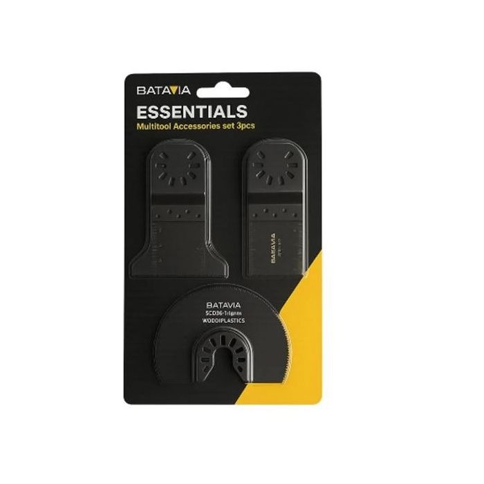 Batavia 7065358 Set di accessori per multiutensile, 3 pezzi