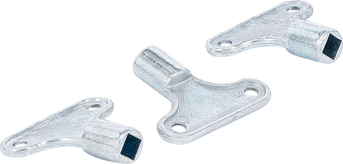 BGS Do It Yourself 50505 Set di chiavi per sfiato radiatore 3 pezzi