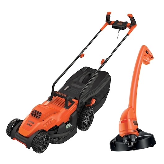 Black & Decker BEMW461BGL2-QS Rasaerba 34 cm 1400 Watt + GL250 Tagliaerba 23 cm 250 Watt