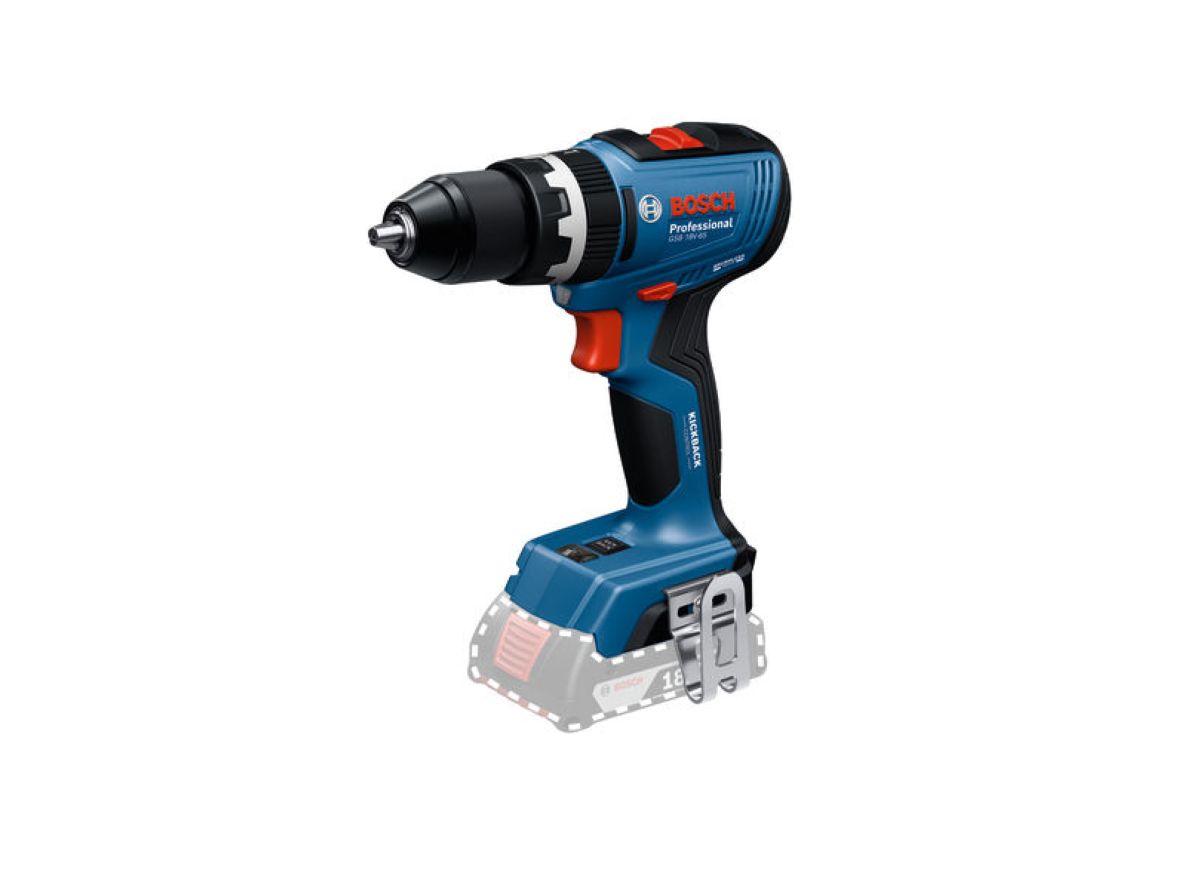 Bosch Professional 06019N3300 GSB 18V-65 Trapano a percussione a batteria, batterie e caricabatterie esclusi, in scatola