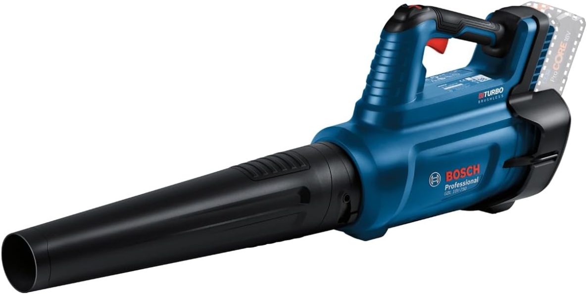 Bosch Professional 06008D2000 GBL 18V-750 Soffiatore professionale a batteria 18V senza batterie e caricabatterie
