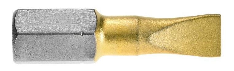 Bosch Professional Accessori 2607001490 Bit di vite Max Grip S 0,6x4,5, 25 mm 3x