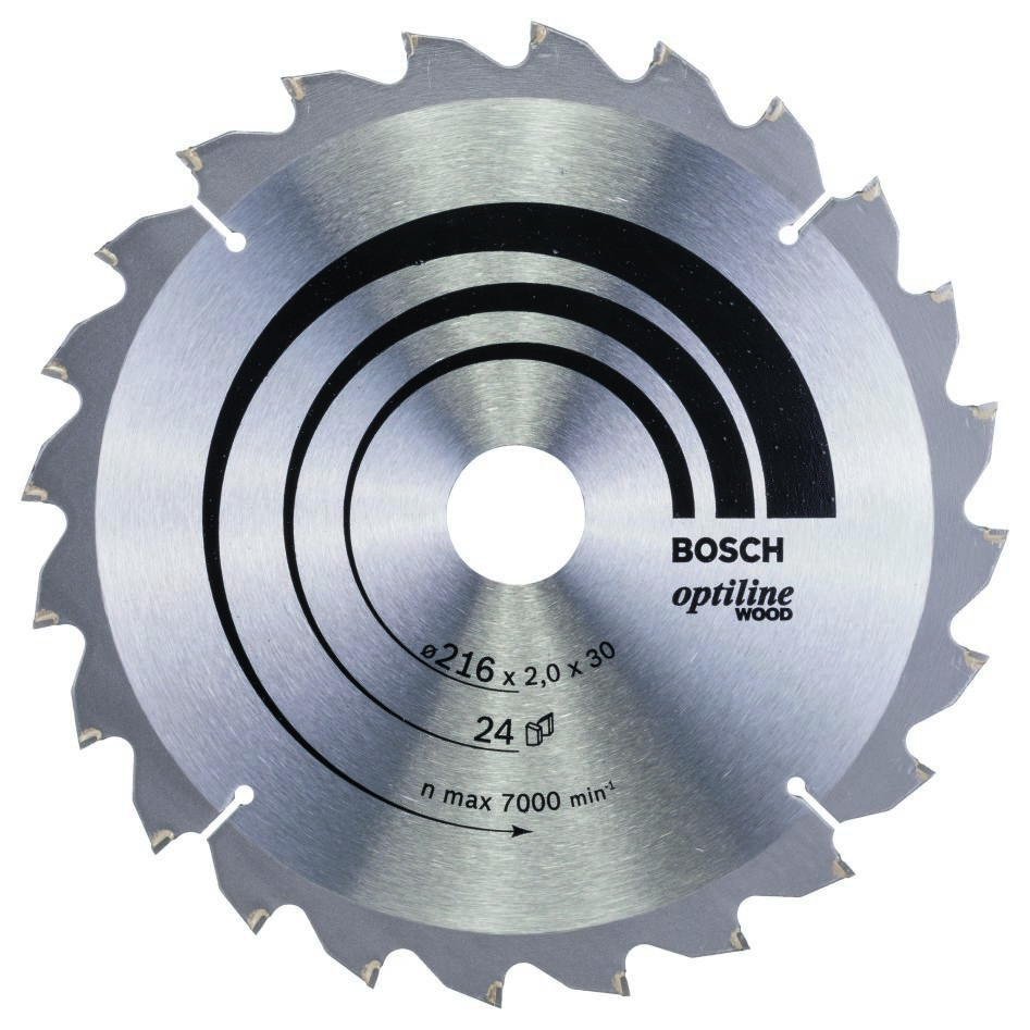 Bosch Professional Accessori 2608640431 Lama circolare 216 x 30 x 24T Optiline Wood