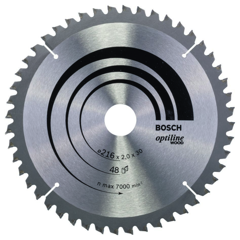 Bosch Professional Accessori 2608640432 Lama circolare 216 x 30 x 48T Optiline Wood