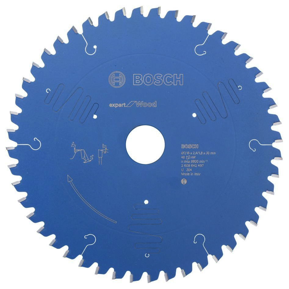 Bosch Professional Accessori 2608642497 Lama circolare in metallo duro Expert per legno 216 x 30 x 48T