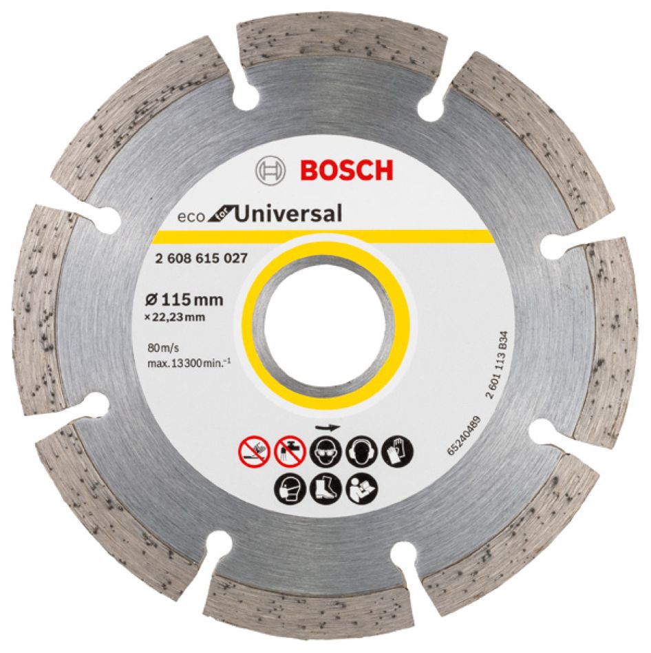 Bosch Professional Accessori 2608615027 Disco diamantato Universal Bosch Line 115x22,23x2x7