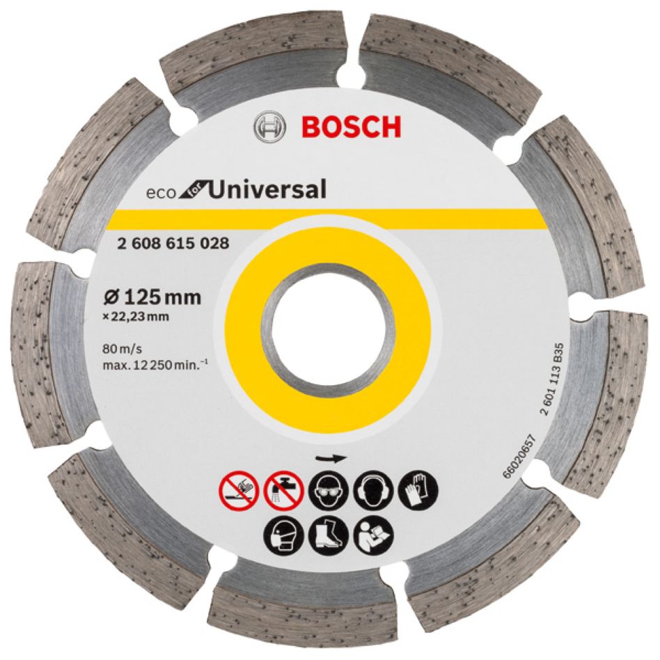 Bosch Professional Accessori 2608615028 Disco diamantato Universal Bosch Line 125x22,23x2x7