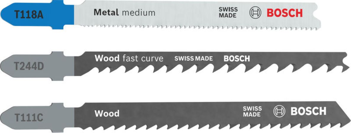 Bosch Professional Accessori 2607012076 Set di lame per seghetto alternativo Multi Material Basics 3 pezzi