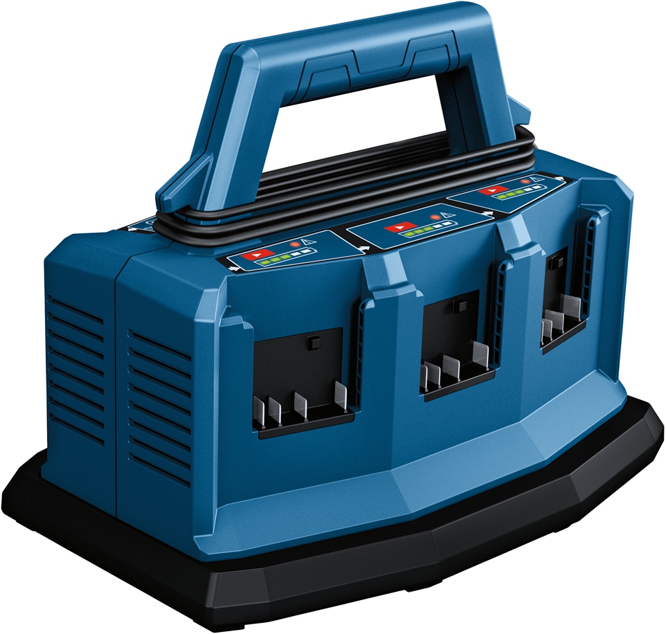 Bosch Professional Accessori 1600A01U9L GAL 18V6-80 Caricabatterie professionale 14,4 - 18V per 6 batterie