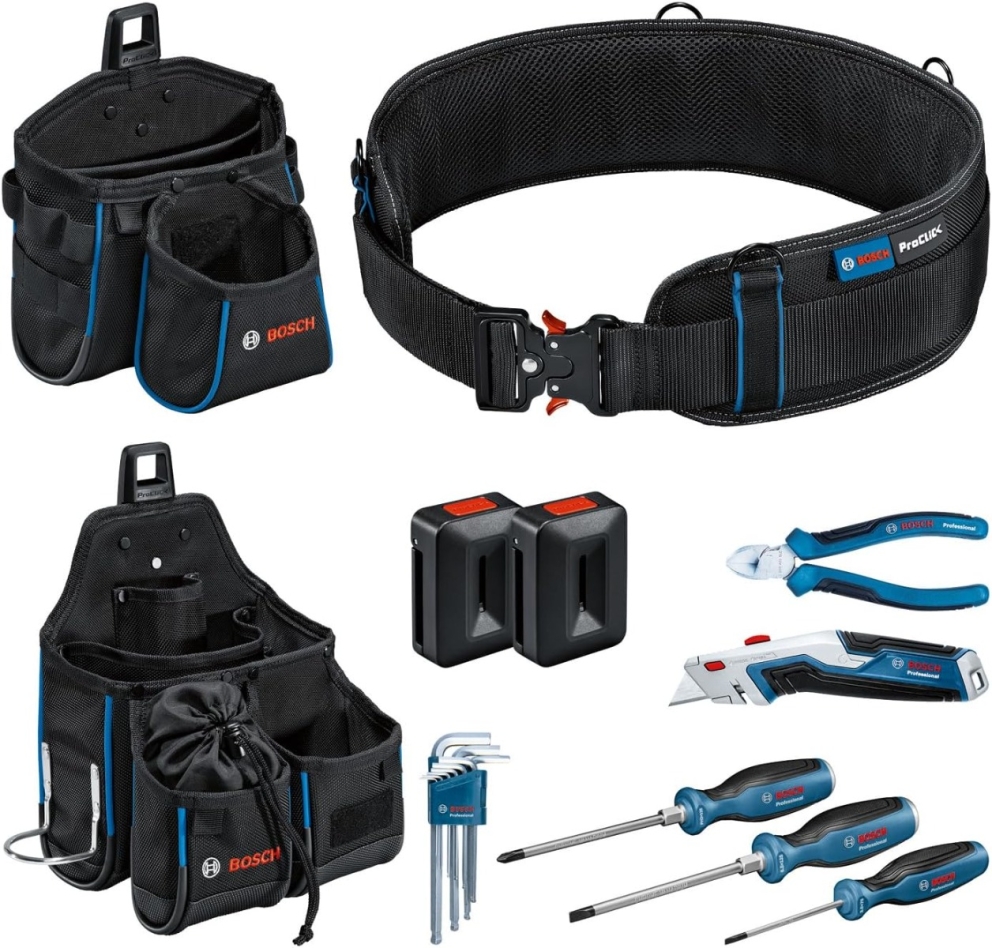 Bosch Professional Accessori 1600A02H5C Cintura porta attrezzi e set di attrezzi manuali Professionale