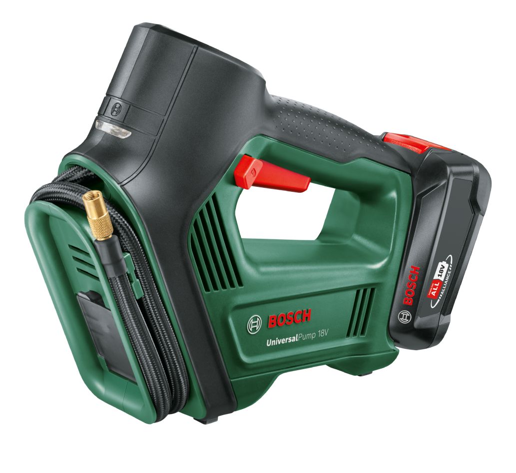 Bosch DIY 0603947101 UniversalPump 18V Batteria pompa 1x 2,0 Ah e caricatore AL 18V-20 in confezione