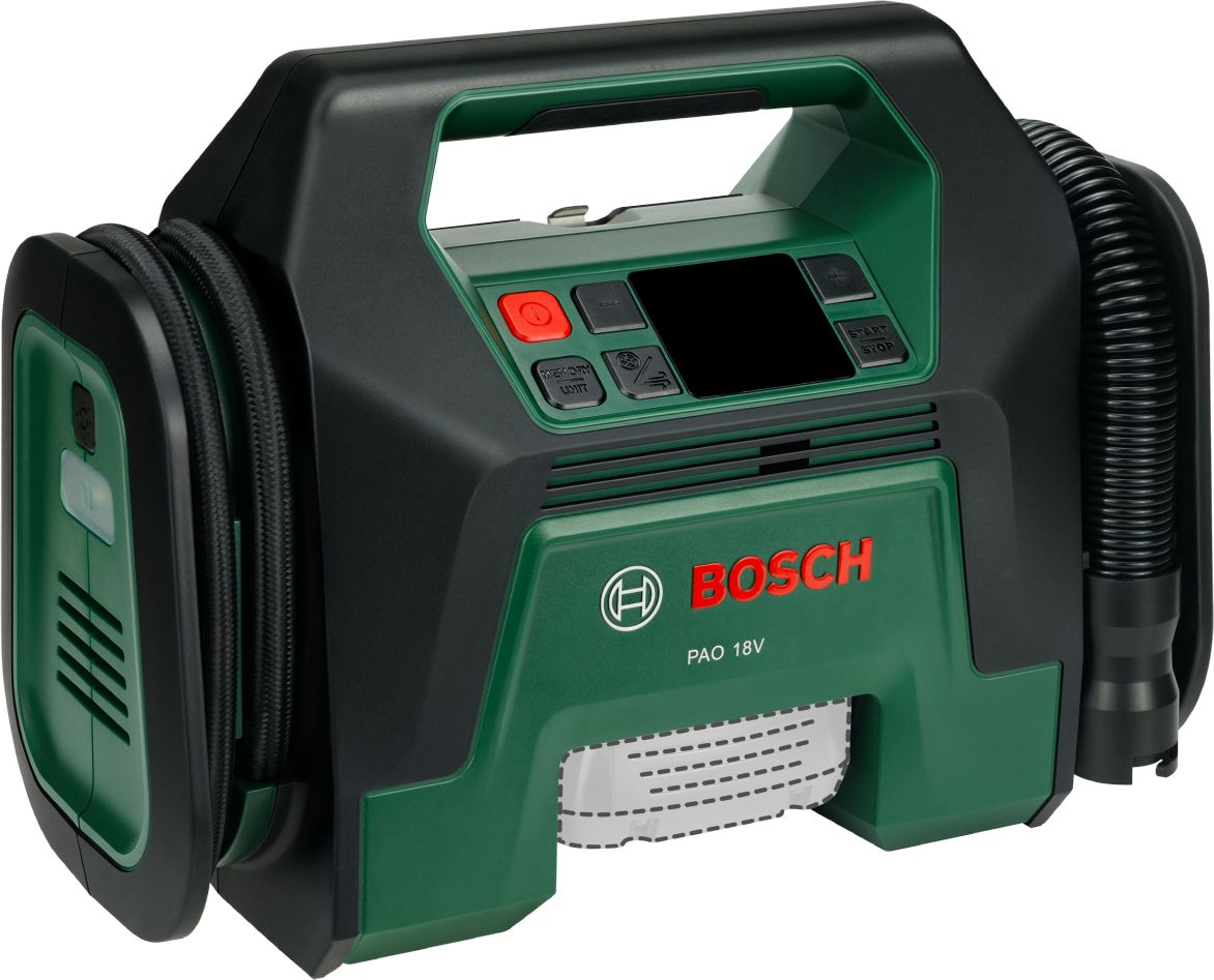 Bosch DIY 0603947400 Pompa pneumatica PAO 18V Accu senza batterie e caricabatterie in scatola