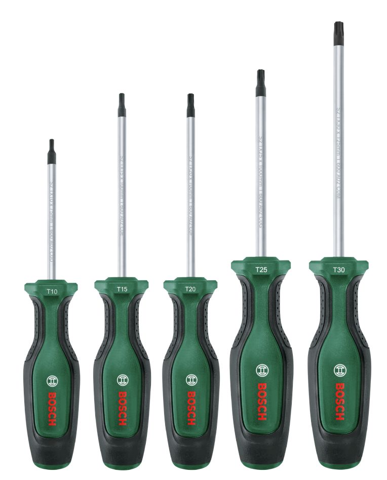 Bosch DIY Accessori 1600A02BX6 Set di cacciaviti Torx 5 pezzi
