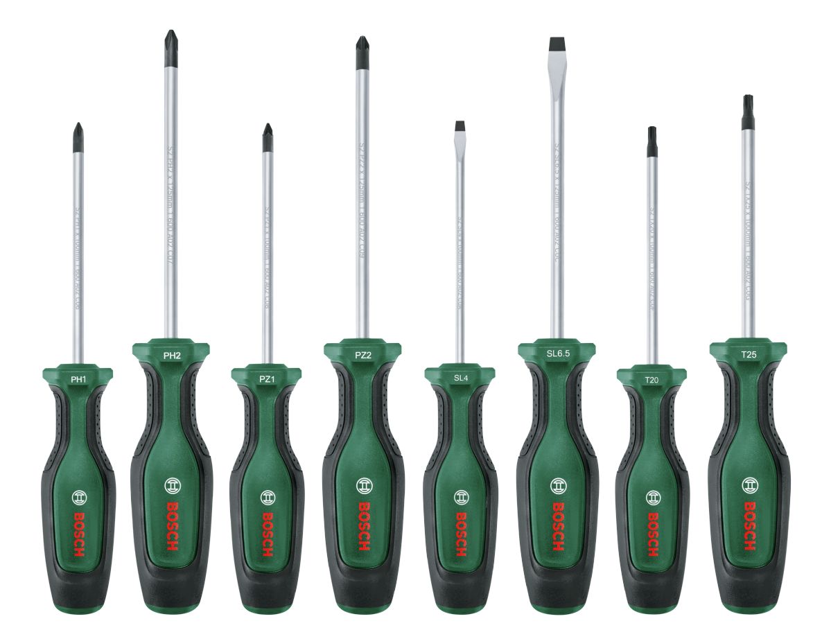 Bosch DIY Accessori 1600A02BX8 Set di cacciaviti da 8 pezzi