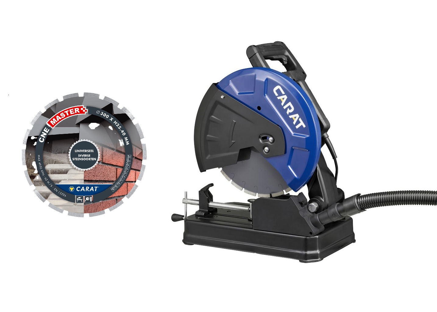 Carat BUC350CN26 EasyCoup Compact 350 Sega per pietra con sega diamantata UNI 350 MASTER