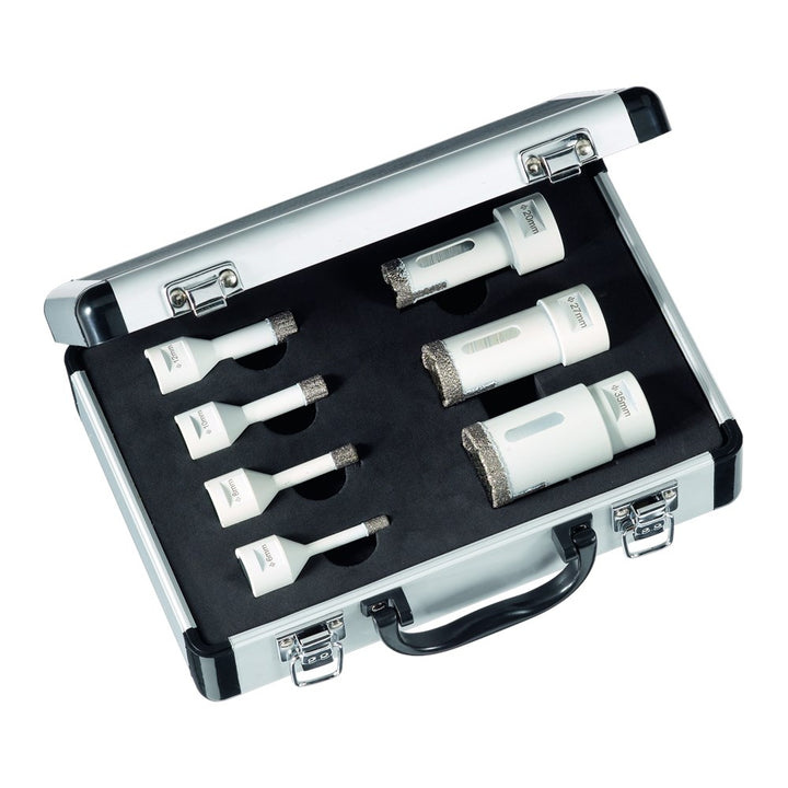 Carat EHSSET0400 EHS Master Diamond Set di foratura a secco M14 &oslash; 6-8-10-12-20-27-35 mm 7 pezzi