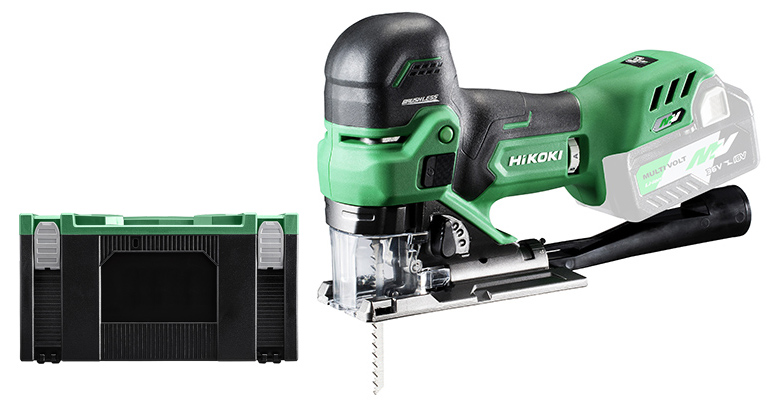 HiKOKI CJ36DBW2Z Seghetto alternativo 36V senza batterie e caricabatterie in valigetta HSC III