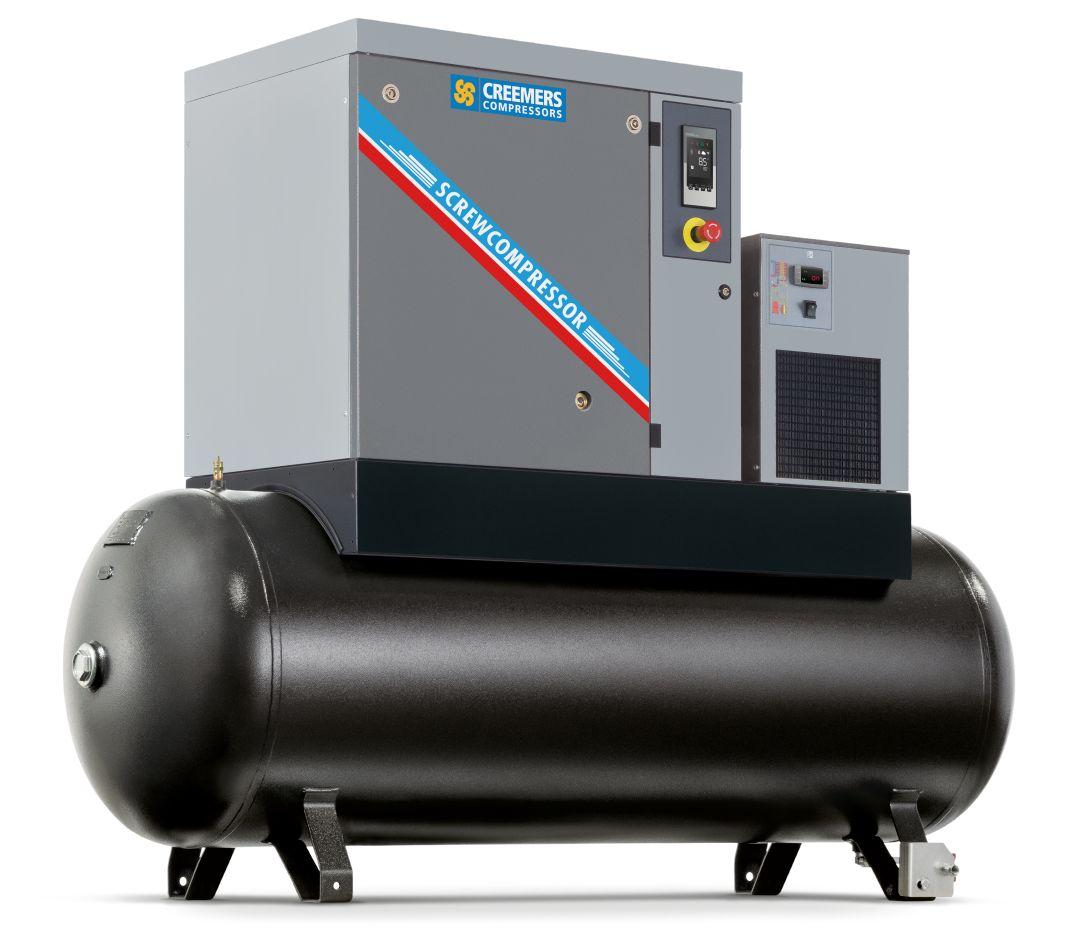 Creemers 4152021578 RCA 7,5/10 500 CD Compressore a vite stazionario 400V 10 bar 10 CV/7,5 kW 997 l/min 500 l