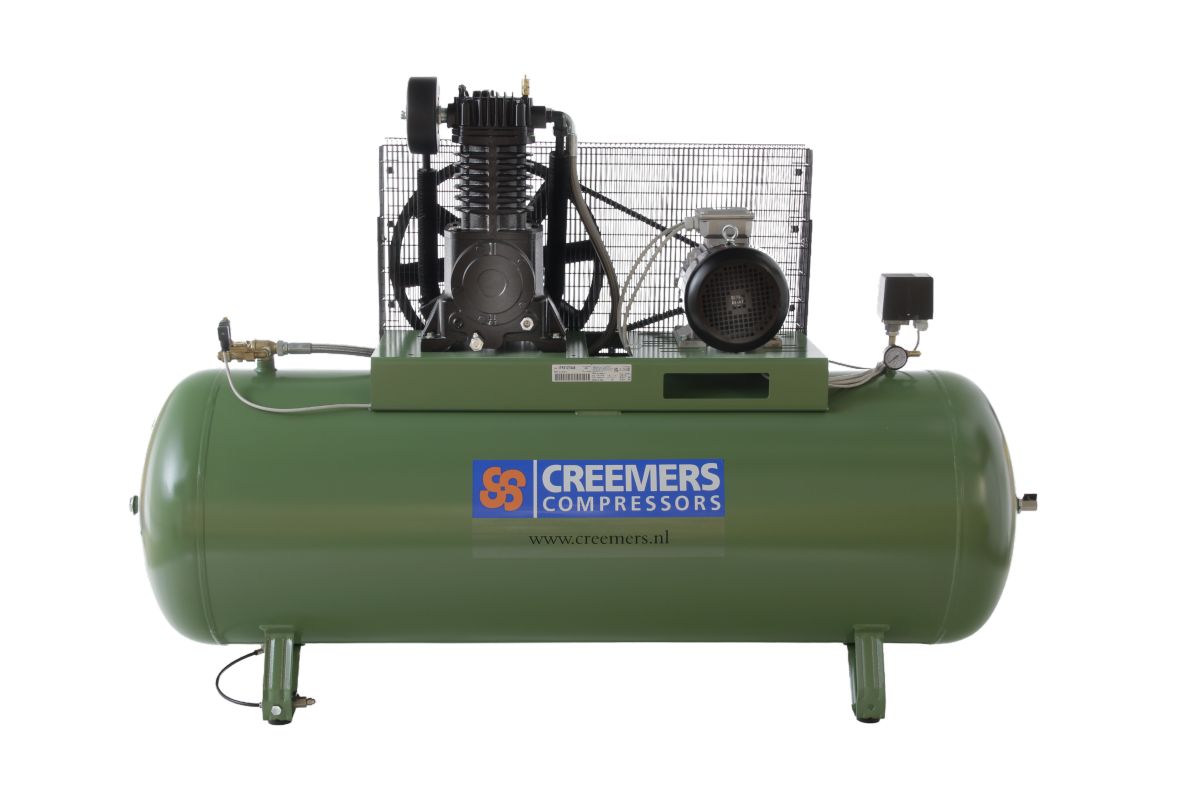 Creemers 1839027372 CSG 700/270 YD Compressore stazionario a pistoni per uso intensivo 400V 10 bar 5,5 CV/4 kW 451 l/min 500 l