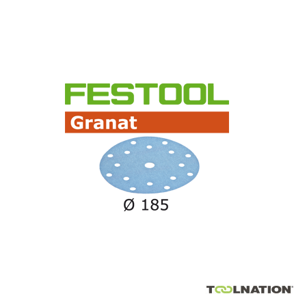 Festool Accessori 497189 Dischi abrasivi Grana 240 100 Pezzi STF D185/16 P240 GR/100 - 1