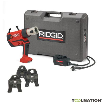 Ridgid 69813 RP350-C Kit Standard 12 - 108 mm set base Pinze per pressatura 230V + 3 ganasce M 15-22-28 - 1