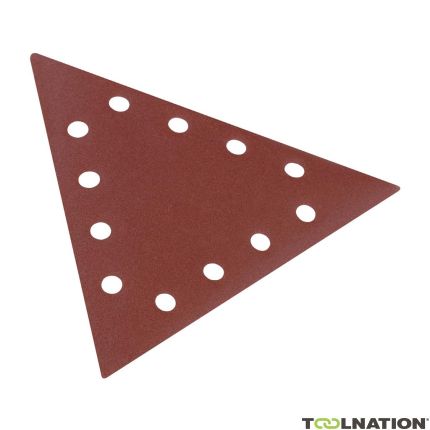 Scheppach 7903800603 Carta abrasiva triangolare K120 10 pezzi - 1