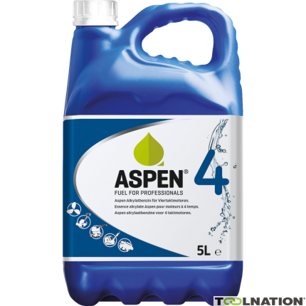Aspen ASPEN4 Miscela di benzina pronta all'uso da 5 litri per motori a quattro tempi. - 1
