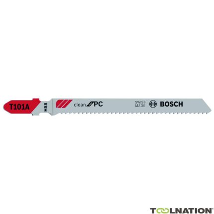Bosch Professional Accessori 2608631010 T101A Lame per seghetto alternativo a T - gambo per 5 plexiglas - 1