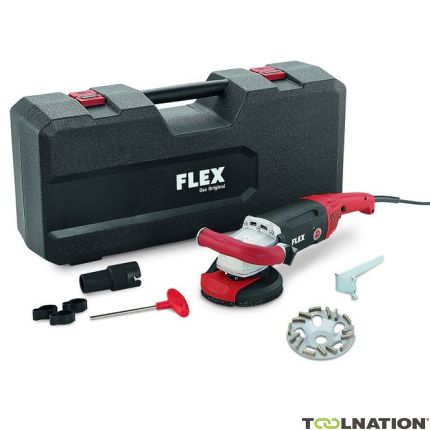 Flex-tools 408611 LD 18-7 125 R, Kit TH-Jet Levigatrice per calcestruzzo da 125 mm - 1