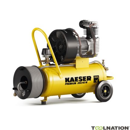 Kaeser 1.1813.00011 Premium 350/40W Compressore a pistoni 230 Volt + Avvolgitore incl. tubo aria da 20 m - 2