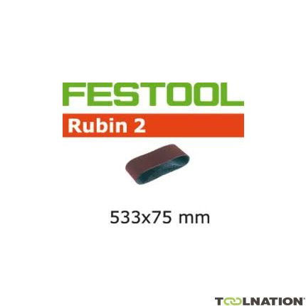 Festool Accessori 499159 Nastro abrasivo Rubin 2 BS75/533x75-P120 RU/10 - 1