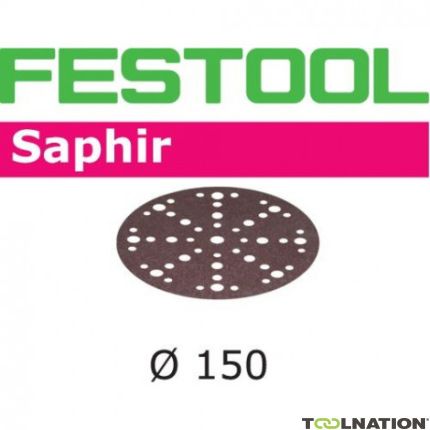 Festool Accessori 575195 Dischi abrasivi Saphir STF-D150/48 P36 SA/25 - 1