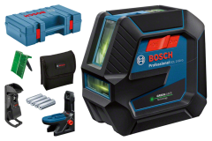 Bosch Professional 0601066M02 Laser combinato GCL 2-50 G verde con laser spot e laser di linea in valigetta + 5 anni di garanzia del rivenditore
