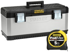Stanley 1-95-617SB Valigetta portautensili Fatmax + metro magnetico 5m