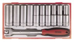 Teng Tools TT1211 Set di tappi profondi 11 pz 1/2 Tc-tray