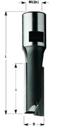 CMT 180.160.11 16 mm Fresa per scanalature con attacco filettato femmina M12 destro extra lungo