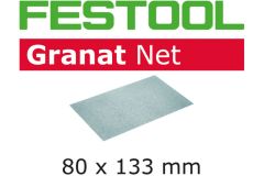 Festool Accessori 203285 Fogli abrasivi netti Granat Net STF 80x133 P80 GR NET/50