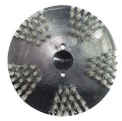 22500 Spazzola metallica in nylon/acciaio 200 mm