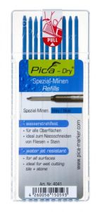 PI4041 4041 Dry Refill blu impermeabile per matita marcatrice