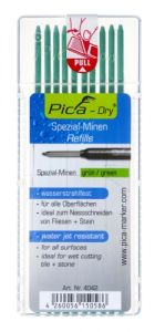 PI4042 4042 Dry Refill verde impermeabile per matita marcatrice